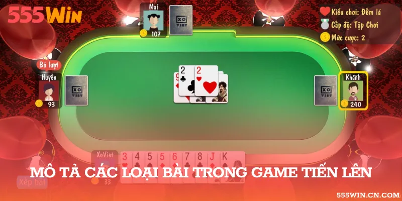 Tổng hợp một số loại bài xuất hiện trong game bài